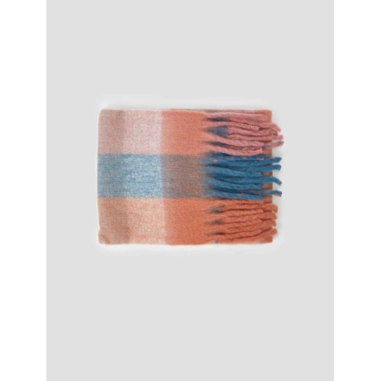 Multicolor Fluffy Fringed Scarf Multicolor Fluffy Fringed Scarf