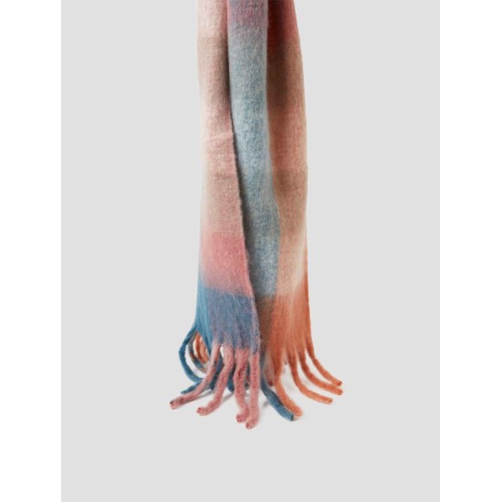 Multicolor Fluffy Fringed Scarf Multicolor Fluffy Fringed Scarf