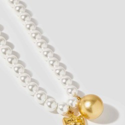 Isometrical Pearl Necklace