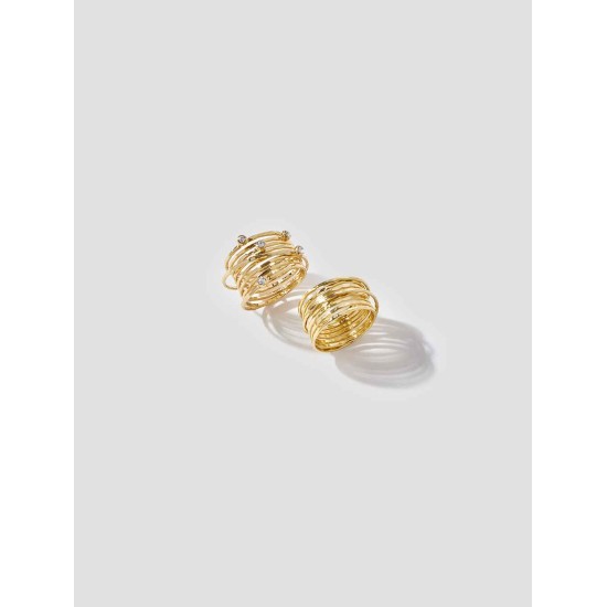 Glaze Spiral Ring Set Glaze Spiral Ring Set