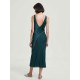 Contrast-Stitch Silk Dress Contrast-Stitch Silk Dress
