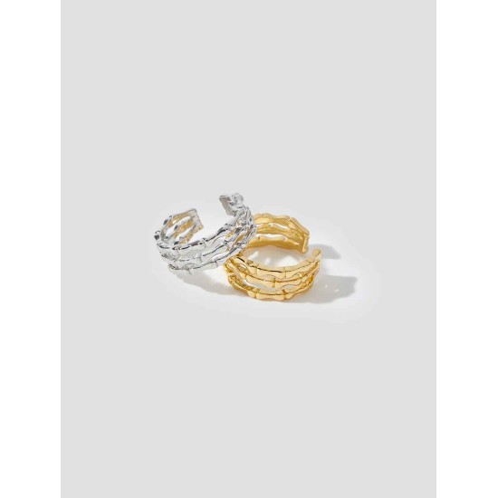 Trilaminar Bamboo-joint Ring Set Trilaminar Bamboo-joint Ring Set