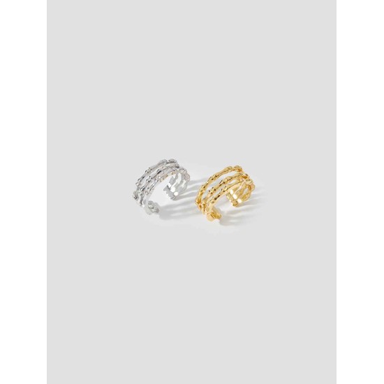 Trilaminar Bamboo-joint Ring Set Trilaminar Bamboo-joint Ring Set