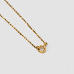 Vintage Marbling Pendant Necklace