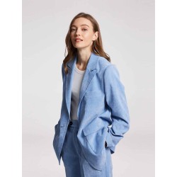 Corduroy Single-buttoned Blazer