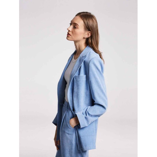 Corduroy Single-buttoned Blazer Corduroy Single-buttoned Blazer