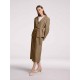 V Neck Collarless Belted Blazer V Neck Collarless Belted Blazer