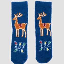 Festive Lovely Blue-Series Socks