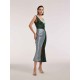 Contemporary Deep V-Neck Silk Tank Dress Contemporary Deep V-Neck Silk Tank Dress