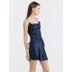 Short Back Cross Silk Dress Short Back Cross Silk Dress