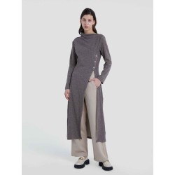 Buttered Slit Long Sweater