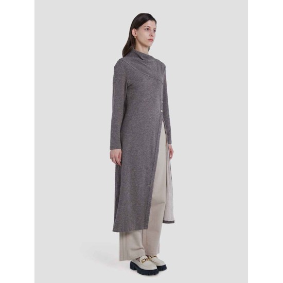 Buttered Slit Long Sweater Buttered Slit Long Sweater