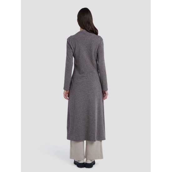 Buttered Slit Long Sweater Buttered Slit Long Sweater