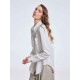 Asymmetric Shirt with Patch Pockets Asymmetric Shirt with Patch Pockets