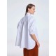 Knotted Neckline Cotton Top Knotted Neckline Cotton Top
