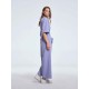 Midi Jumpsuit with Snap Fastener Midi Jumpsuit with Snap Fastener
