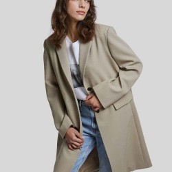 Midi Semi-notched Blazer