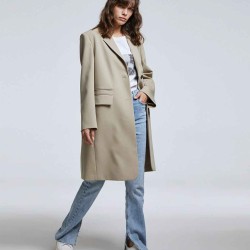Midi Semi-notched Blazer