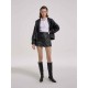 Chunky Faux-leather Blazer Chunky Faux-leather Blazer