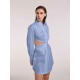 Twisted Cut-out Shirt Dress Twisted Cut-out Shirt Dress