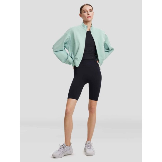 Band-Collar Bomber Jacket Band-Collar Bomber Jacket