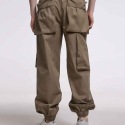 Oversized Cargo Cotton Pants