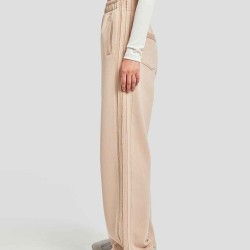 High Waisted Straight Leg Track Pants