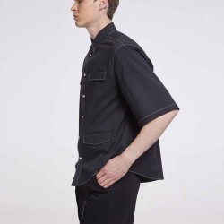 Quadruple-pocket Short-sleeve Shirt