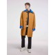 Contrasting Single-breasted Trench Coat Contrasting Single-breasted Trench Coat