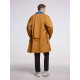 Contrasting Single-breasted Trench Coat Contrasting Single-breasted Trench Coat