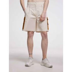 Two-tone Cotton Shorts