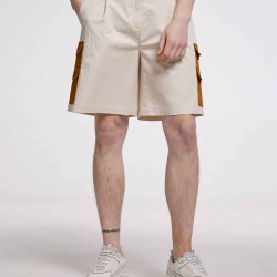 Two-tone Cotton Shorts