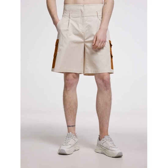 Two-tone Cotton Shorts Two-tone Cotton Shorts