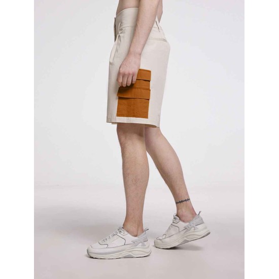 Two-tone Cotton Shorts Two-tone Cotton Shorts