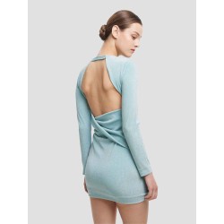 Bodycon Mini Dress in Light Blue