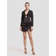 Deep V-Neck Black Mini Dress Deep V-Neck Black Mini Dress