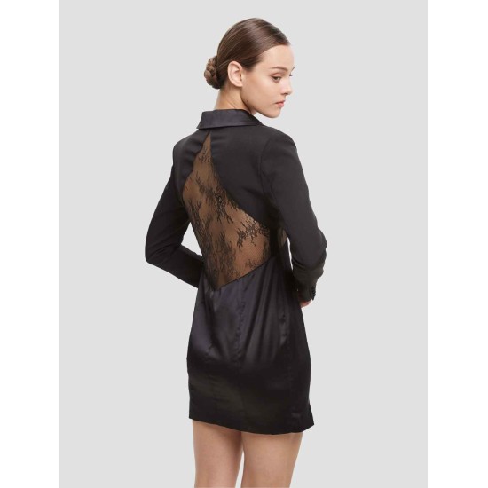 Deep V-Neck Black Mini Dress Deep V-Neck Black Mini Dress
