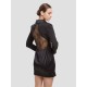 Deep V-Neck Black Mini Dress Deep V-Neck Black Mini Dress