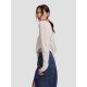 Buttoned V-line Long Sleeve Shirt Buttoned V-line Long Sleeve Shirt