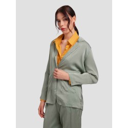 Classic Single Buttoned Silky Suit