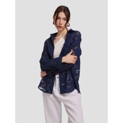 Light Jacquard Long-Sleeve Shirt