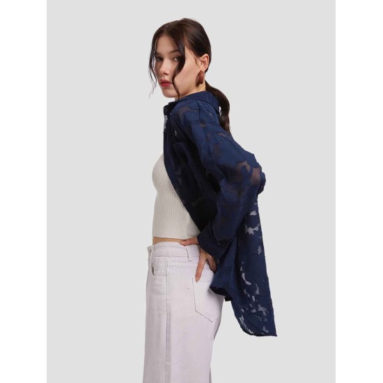 Light Jacquard Long-Sleeve Shirt Light Jacquard Long-Sleeve Shirt
