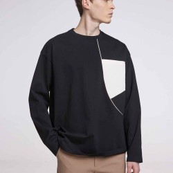 Asymmetric Line Sweatshirt