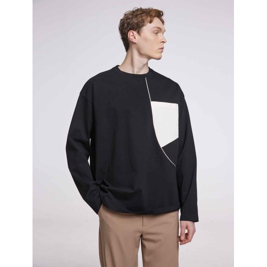 Asymmetric Line Sweatshirt Asymmetric Line Sweatshirt