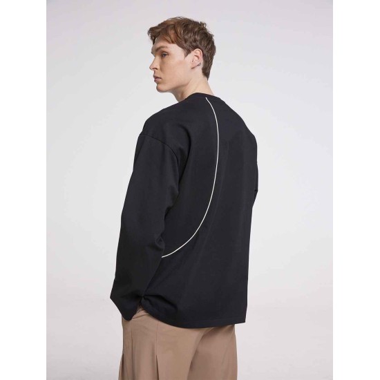 Asymmetric Line Sweatshirt Asymmetric Line Sweatshirt