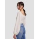 One Shoulder Lantern Sleeve Shirt One Shoulder Lantern Sleeve Shirt
