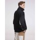 Half-Zip Sweatshirt With Patched Arm Slits Half-Zip Sweatshirt With Patched Arm Slits