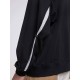 Half-Zip Sweatshirt With Patched Arm Slits Half-Zip Sweatshirt With Patched Arm Slits