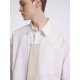 Hidden Placket Shirt With Classic Chest Pocket Hidden Placket Shirt With Classic Chest Pocket