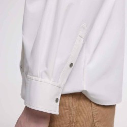 Hidden Placket Shirt With Classic Chest Pocket